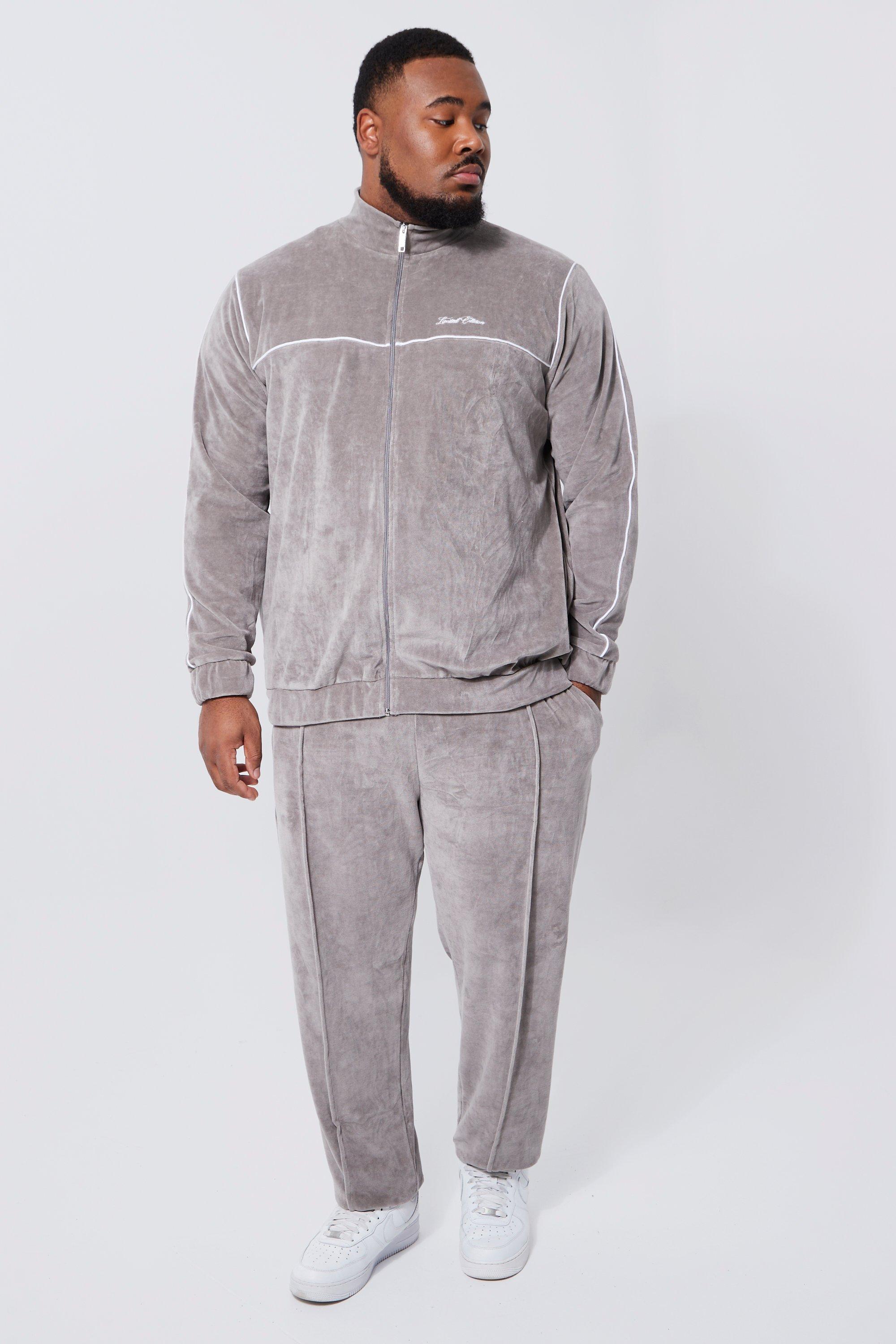 Boohooman store velour tracksuit